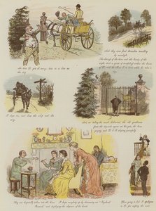 Dziwne przygody psiego wózka autorstwa Randolph Caldecott